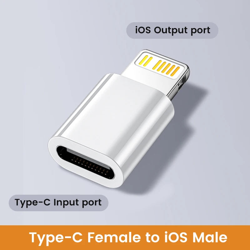 Olaf USB Type C To Lightning Adapter For iOS Male to USB C Female Converter for iPhone 14 13 PC Macbook Fast Charging adaptor