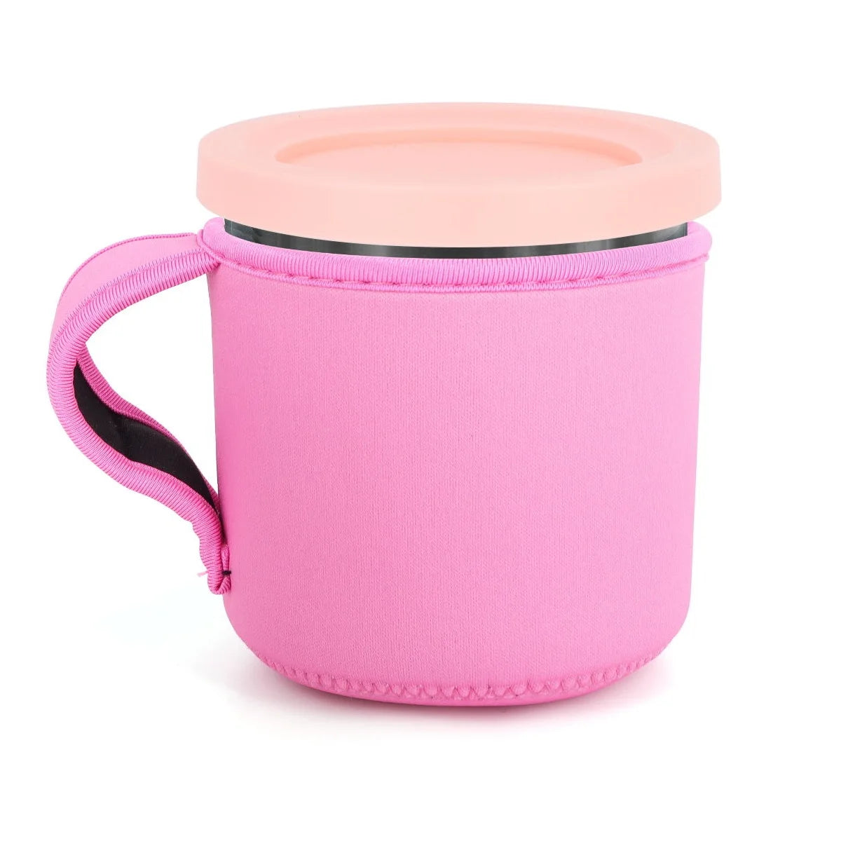 1/4Pcs Reusable Ice Cream Sleeves with Handle, Neoprene Insulated Sleeves for Ninja Creami Pints, Frozen Dessert
