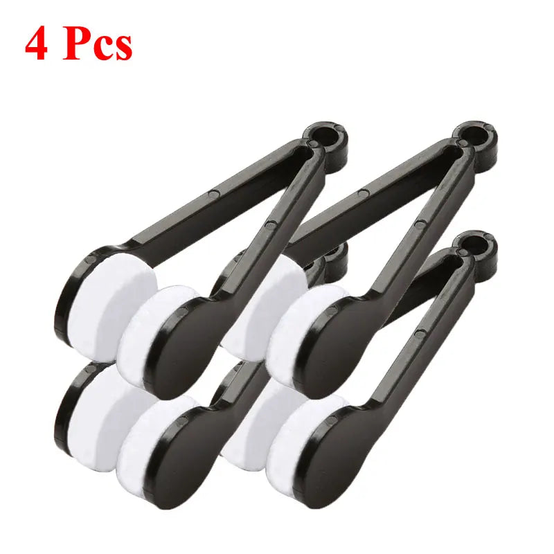 1-4Pcs/Set Portable Multifunctional Glasses Cleaning Rub Eyeglass Sunglasses Spectacles Microfiber Cleaner Clean Brushes