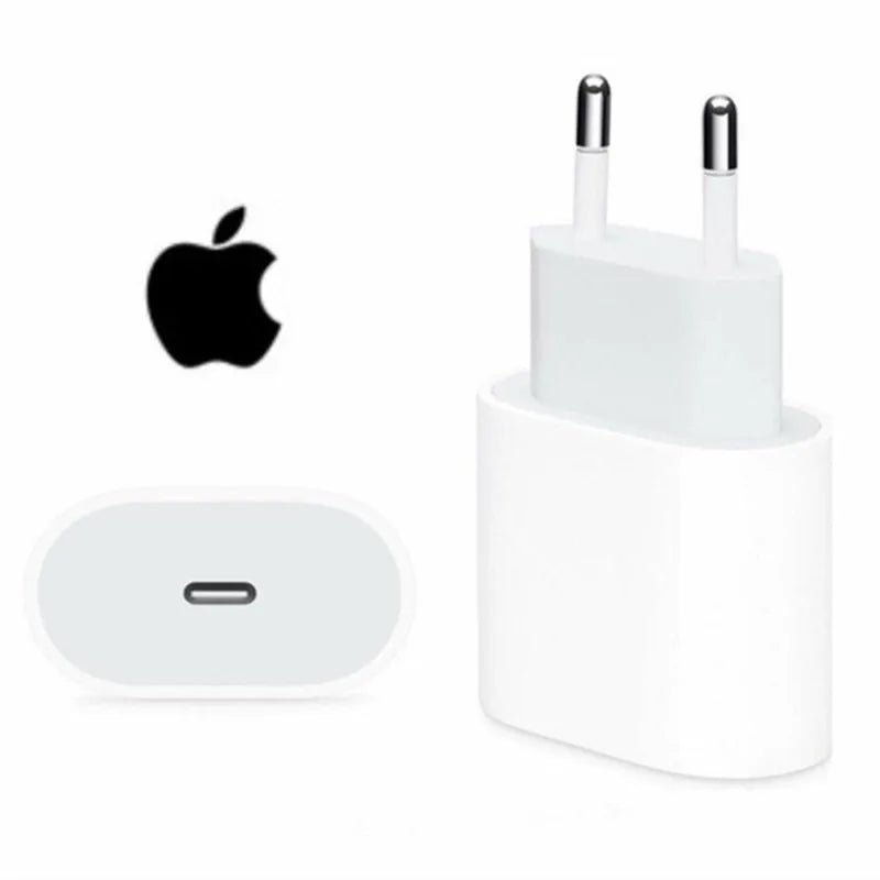 20W USB-C Power Adapter Original Fast Charger for iPhone 17/16/15 Mini pro Max Type C with Apple Cable Compatible with iPhone 14