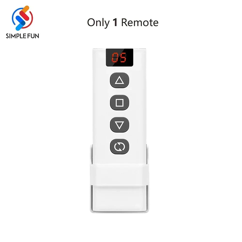 WiFi RF Curtain Smart Switch ,Tuya Smart life Module for Roller Shutter Window Blinds ,5-in-1 Remote,Timer,Google Home Alexa