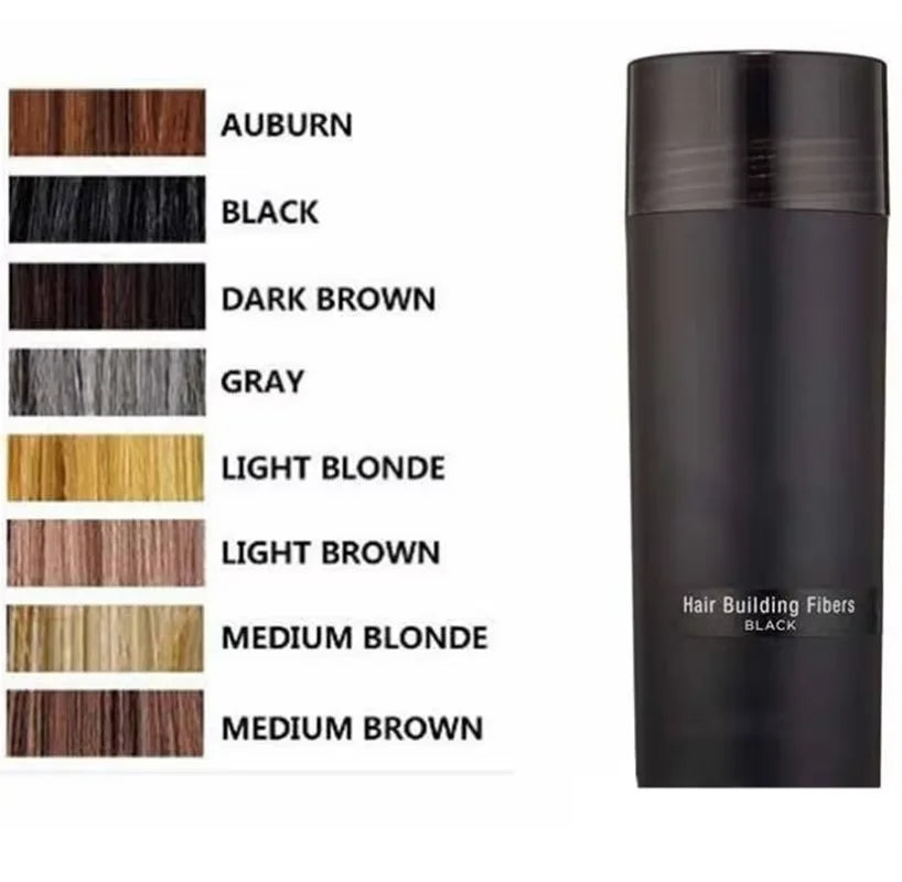 20pcsHair Fiber Keratin Hair Building Fiber Powder Instant Hair Growth Thickening Hairline Gaps Fiber Bald Extension Care Produc