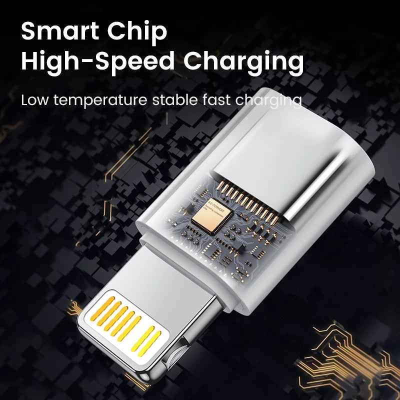 Olaf USB Type C To Lightning Adapter For iOS Male to USB C Female Converter for iPhone 14 13 PC Macbook Fast Charging adaptor