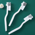 3Pcs Cleaning Brush Set, Long Handle Multi-Surface Scrubber for Kitchen Sink, Cup Corners, Home Deep Clean Tool