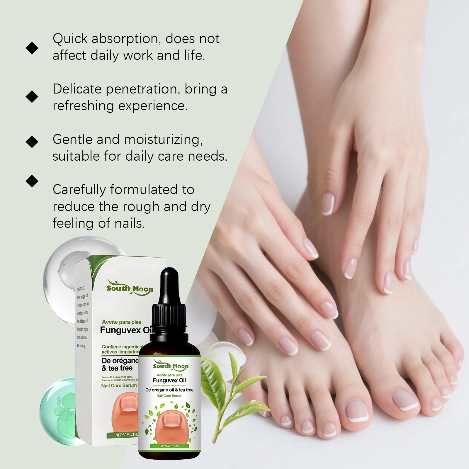 Antifungal Nail Care Solution Treat Onychomycosis Relieve Pain Swelling Nourish Nails Surface Promot Healthy Toe Recovery Liquid
