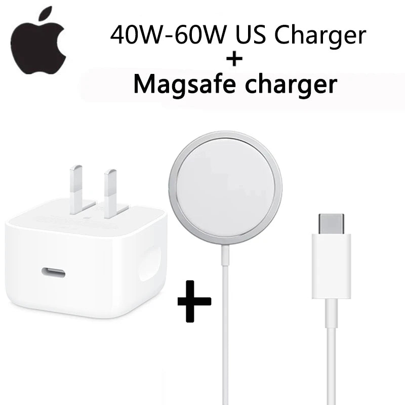 2026 Original 40W-60W USB-C Power Adapter For iphone 17 16 Pro Max Type C fast charger for Apple Cable for iPhone 15 Plus