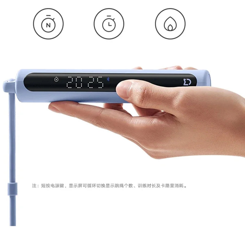 Xiaomi Mijia Smart Jump Rope 2 Bluetooth Fitness Weight Loss Exercise Counting Gravity Ball Skipping Professional Fat Burning