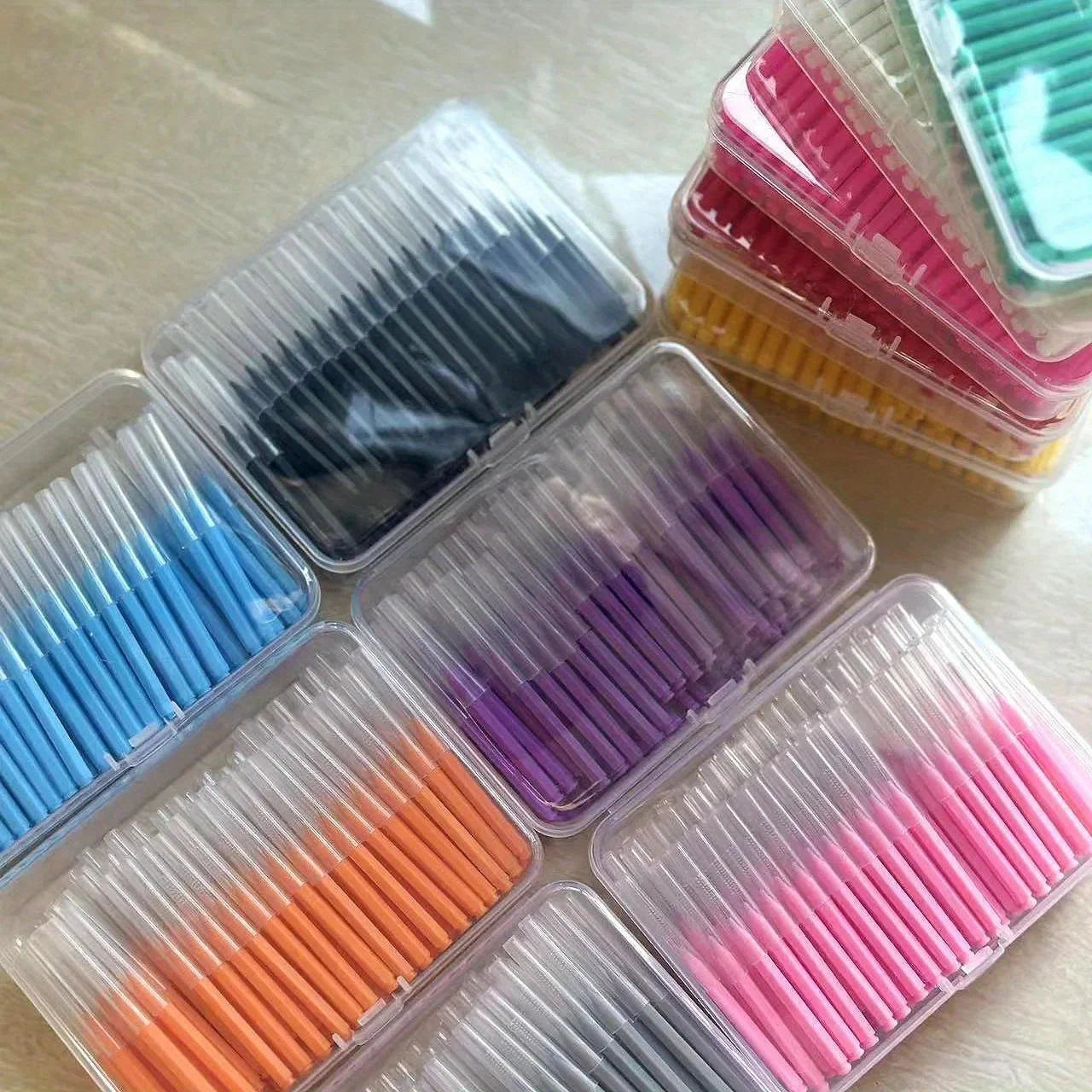 120Pcs/Box Interdental Brushes Health Care Tooth Escova Interdental Cleaners Orthodontic Dental Teeth Brush Oral Hygiene Tool