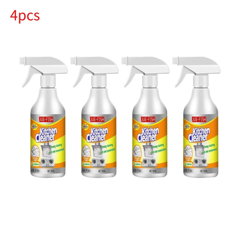 60ml Foam Cleaner Kitchen Grease Cleaner Stain Remover Cleaner Spray Magic Kitchen Degreaser Products Kitchenware Degreaser