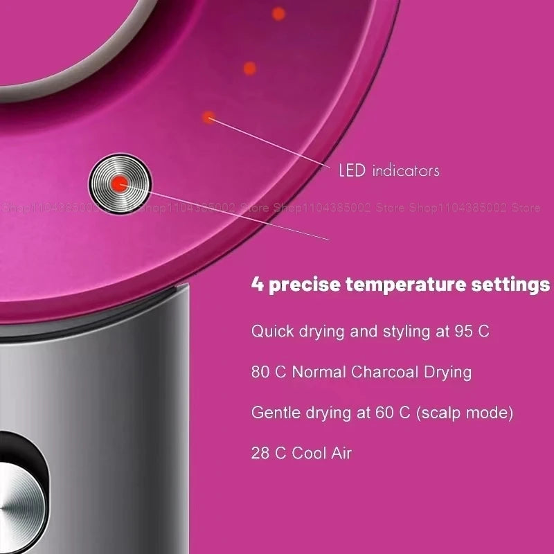 Professinal Leafless For Dyson Hair Dryer Negative Ion Quick Dry Home Powerful Hair Constant Flyaway Attachment Anion Electric
