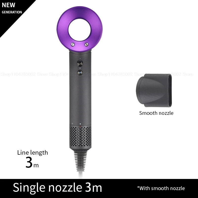 Professinal Leafless For Dyson Hair Dryer Negative Ion Quick Dry Home Powerful Hair Constant Flyaway Attachment Anion Electric