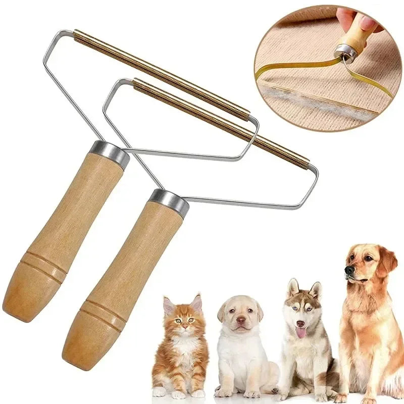 Cat Dog Brusher Remover Wool Brush Portable Manual Hair Removal Coat Clothes Carpet Wool Depilatory Knitting Plush Shaver Tool