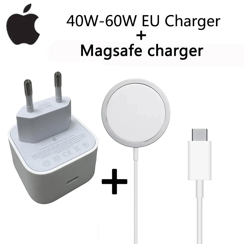 2026 Original 40W-60W USB-C Power Adapter For iphone 17 16 Pro Max Type C fast charger for Apple Cable for iPhone 15 Plus