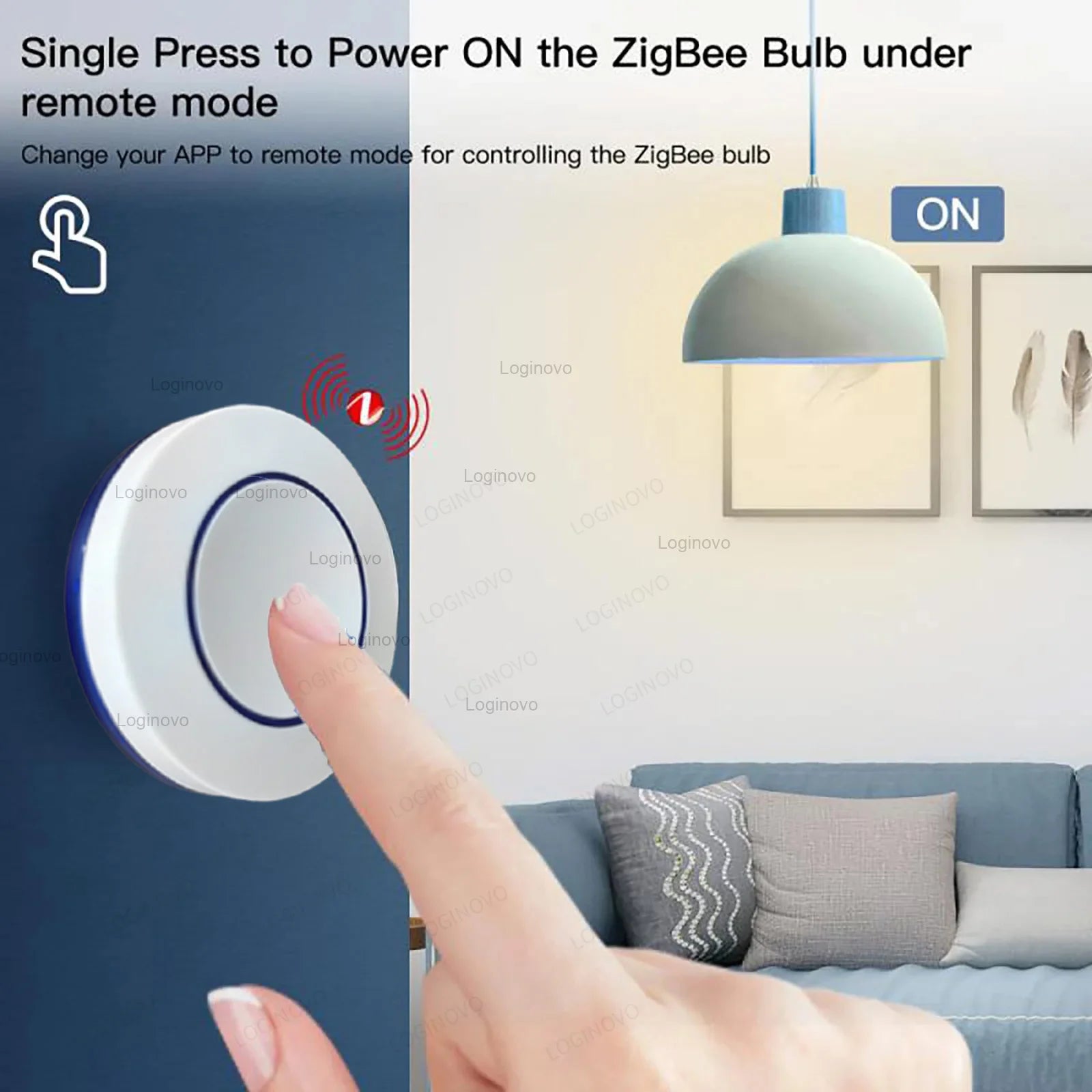 Tuya Zigbee Scene Button Switch Wireless Smart Home Automation Scenario Controller Smart Life Gadgets Required Zigbee Gateway
