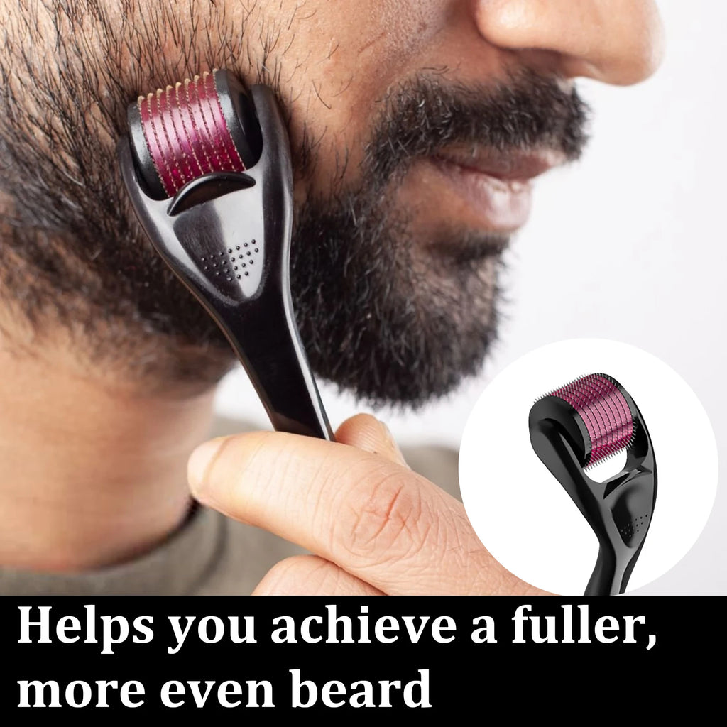 7Pcs Beard Care Kit for Men, Grooming Set Includes Beard Oil, Balm, Comb, Scissors, Brush, Bag - Best Gift