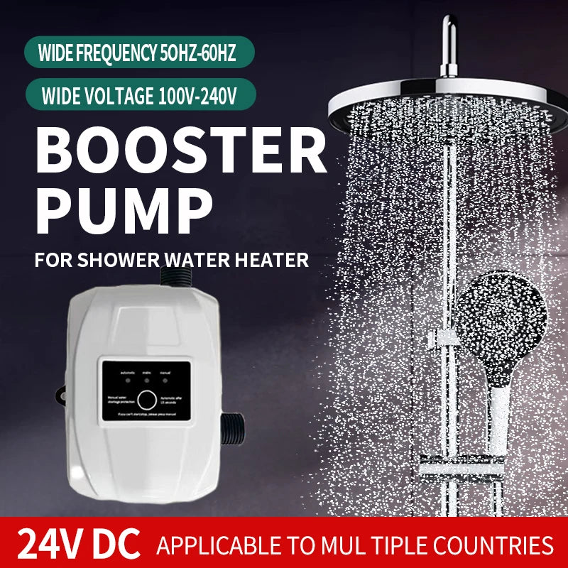 shower Booster Pump Brushless Water Pump 13.5m 24v Automatic Pressure Controller Home Boost Water Heater