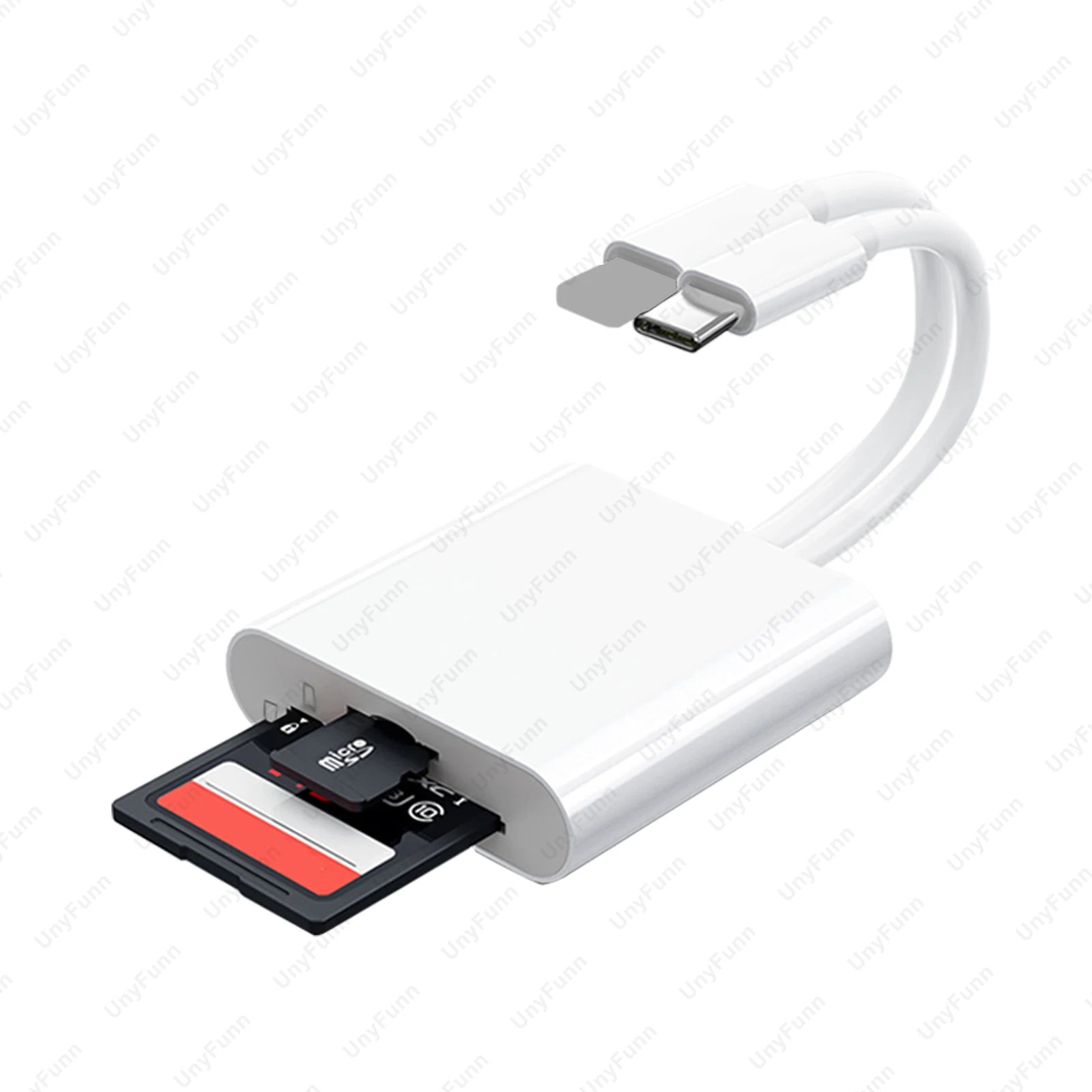 USB C Memory Card Reader Type C to SD TF Adapter for iPhone15 Huawei Xiaomi SD TF Card Reader Data Converter For Camera Card
