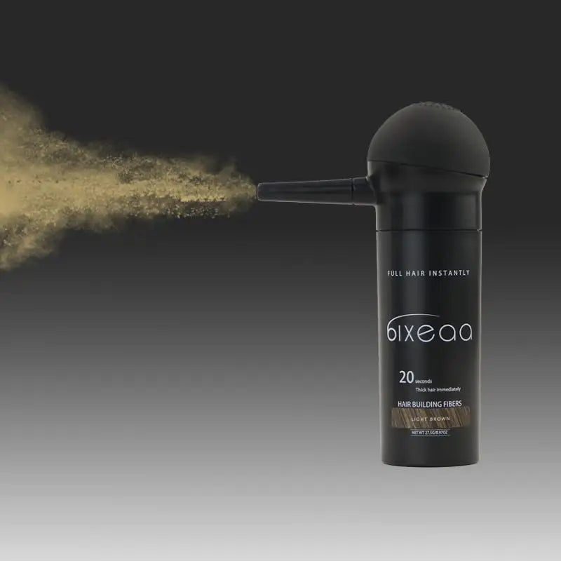 2 Color Hair Fibers Regrowth Powders Keratin Applicator Hair Building Fibers Spray Pump Hair Growth Beauty Health Products 27.5g