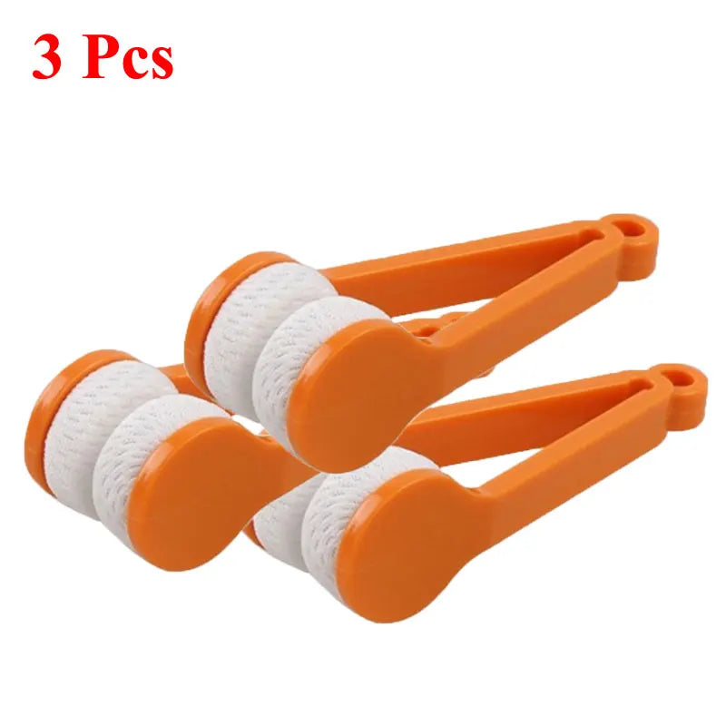 1-4Pcs/Set Portable Multifunctional Glasses Cleaning Rub Eyeglass Sunglasses Spectacles Microfiber Cleaner Clean Brushes