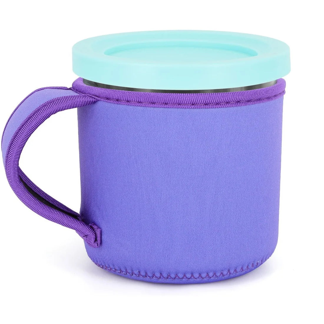 1/4Pcs Reusable Ice Cream Sleeves with Handle, Neoprene Insulated Sleeves for Ninja Creami Pints, Frozen Dessert