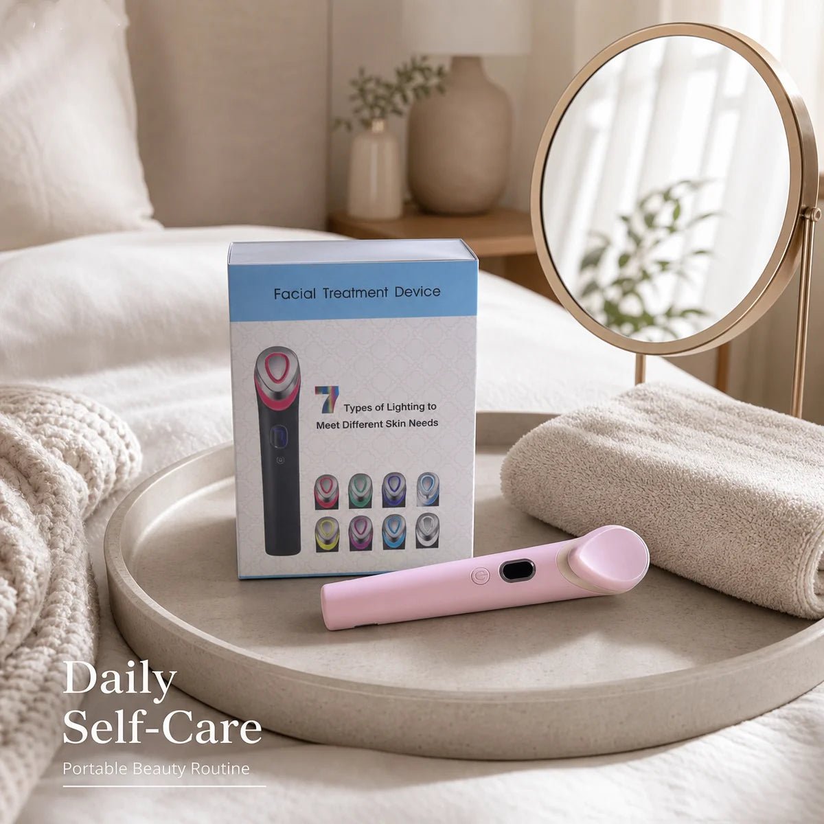 Age-R Booster Skin Care Facial Home Beauty Device Facial Skin Care Tools Anti Aging Microcurrent Lift Face Care Therapy