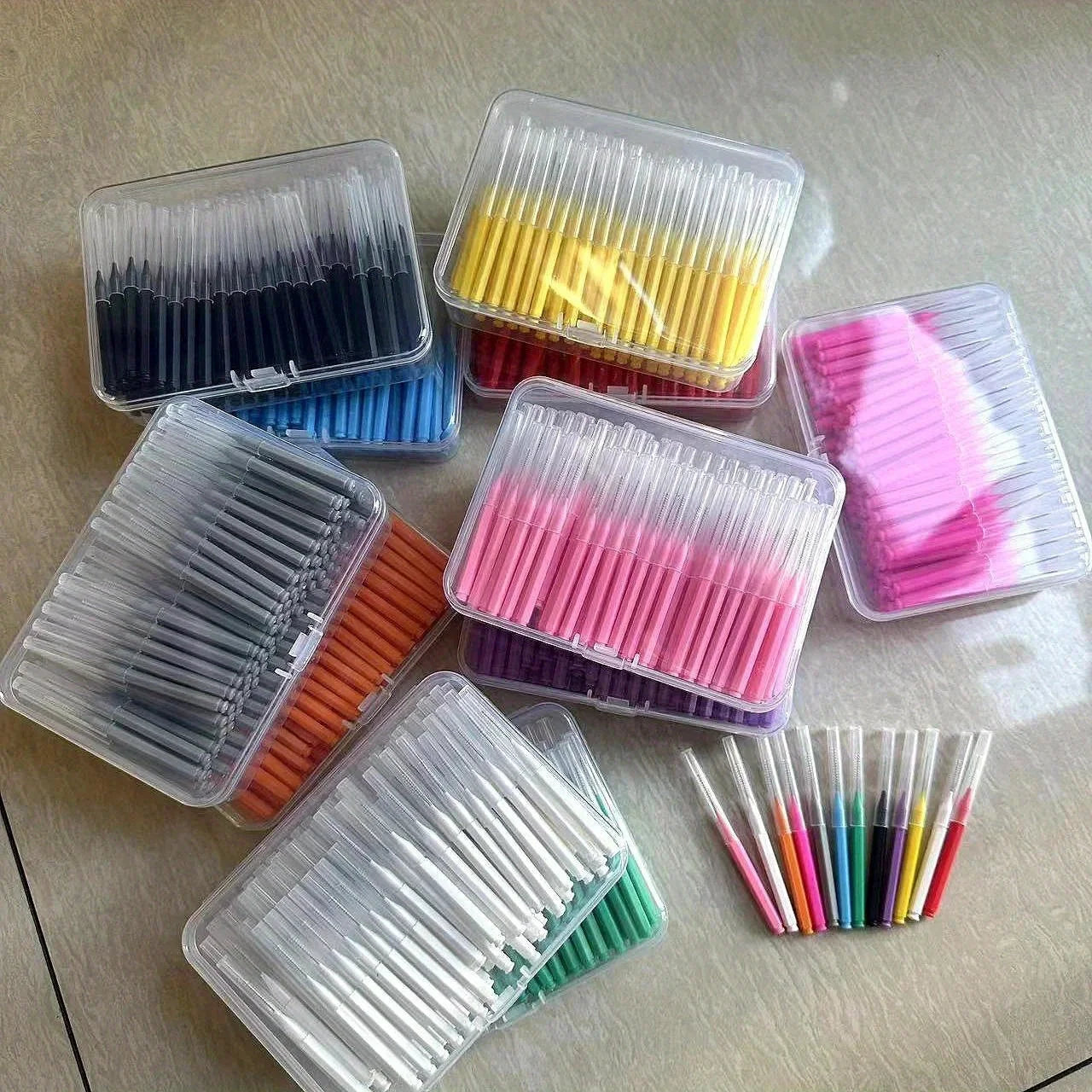 120Pcs/Box Interdental Brushes Health Care Tooth Escova Interdental Cleaners Orthodontic Dental Teeth Brush Oral Hygiene Tool
