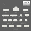 Universal Notebook Usb Silicone Anti Dust Plug16pcs Laptop Dustproof Stopper Dust Plug Usb Computer Interface Waterproof Cover
