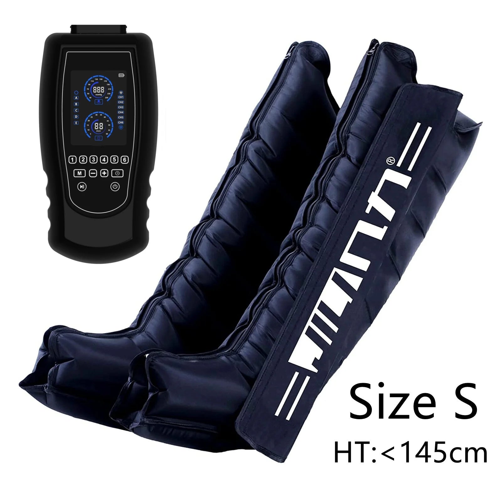 JILI Pressotherapy Air Compression Foot  Massager Leg Recovery Boots Lymphatic Drainage Machine  Relax Physiotherapy 6 chambers