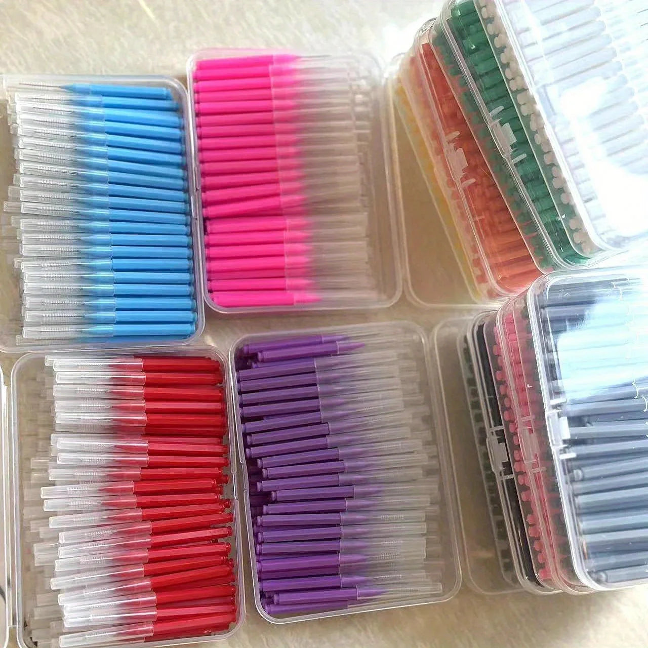 120Pcs/Box Interdental Brushes Health Care Tooth Escova Interdental Cleaners Orthodontic Dental Teeth Brush Oral Hygiene Tool