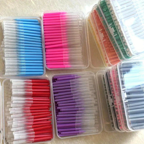 120Pcs/Box Interdental Brushes Health Care Tooth Escova Interdental Cleaners Orthodontic Dental Teeth Brush Oral Hygiene Tool