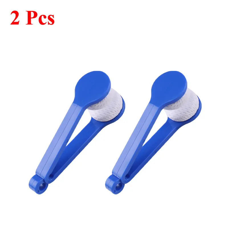 1-4Pcs/Set Portable Multifunctional Glasses Cleaning Rub Eyeglass Sunglasses Spectacles Microfiber Cleaner Clean Brushes