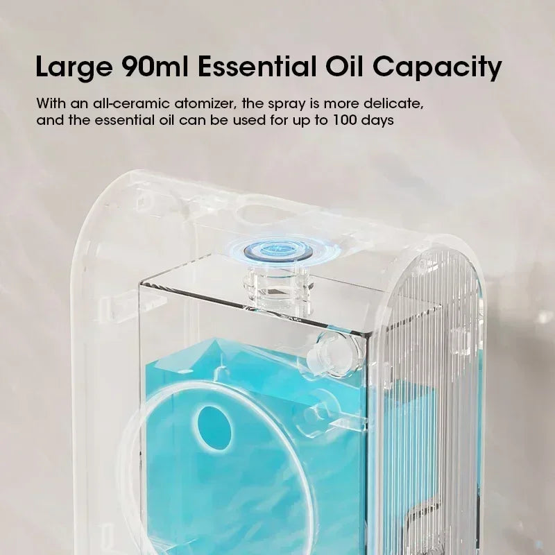 Mini Multi-Functional Aromatherapy Diffuser USB Smart Essential Oil Air Freshener for Home Desktop Wall Mounted for Car Bathroom