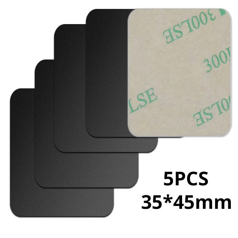 Metal Plate For Car Phone Holder Magnetic Universal Iron Sheet Disk Sticker Mount Mobile Phone Magnet Stand For IPhone