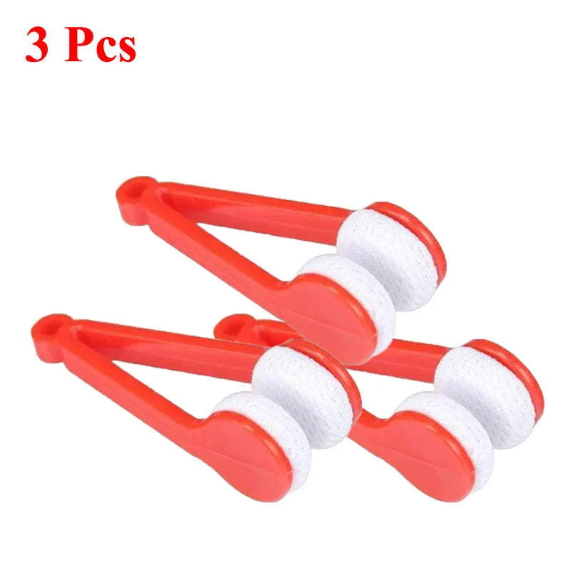 1-4Pcs/Set Portable Multifunctional Glasses Cleaning Rub Eyeglass Sunglasses Spectacles Microfiber Cleaner Clean Brushes
