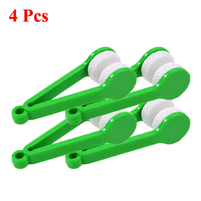 1-4Pcs/Set Portable Multifunctional Glasses Cleaning Rub Eyeglass Sunglasses Spectacles Microfiber Cleaner Clean Brushes