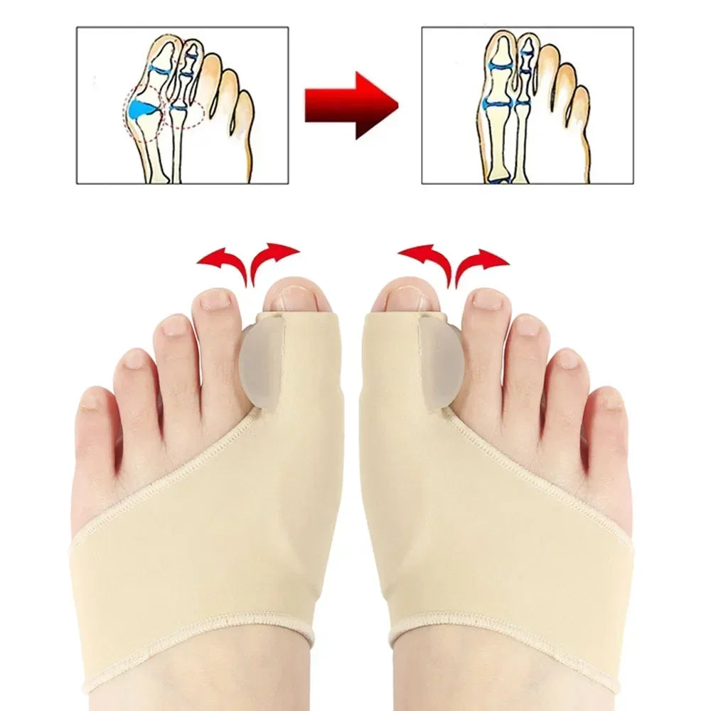 Bunion Corrector,Toe Separator for Big Toe Relax,Spread and Stretch for Hallux Valgus & Bunion Support,Protector for big Toes