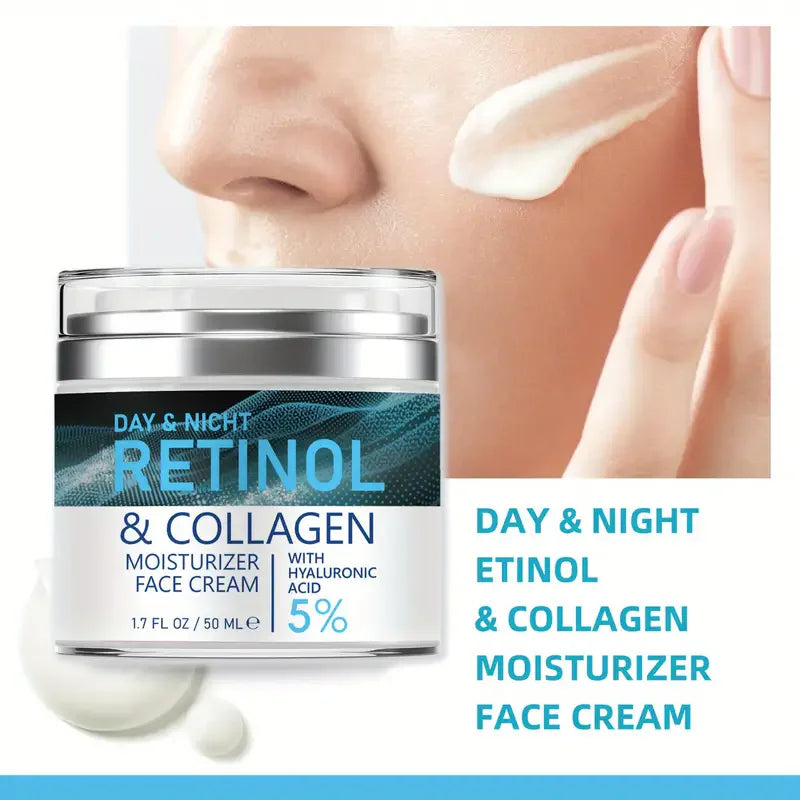 ENVISHA Face Skin Care Retinol Collagen Cream Anti-aging Wrinkle Deep Hydration Moisturizing Skin Health Whitening Exfoliation
