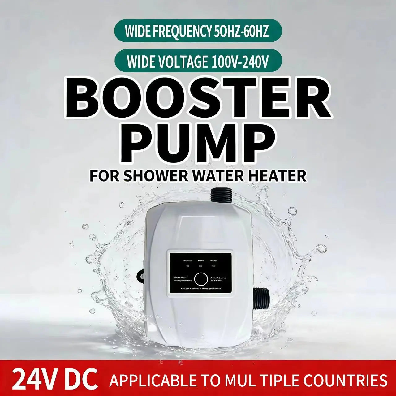 shower Booster Pump Brushless Water Pump 13.5m 24v Automatic Pressure Controller Home Boost Water Heater