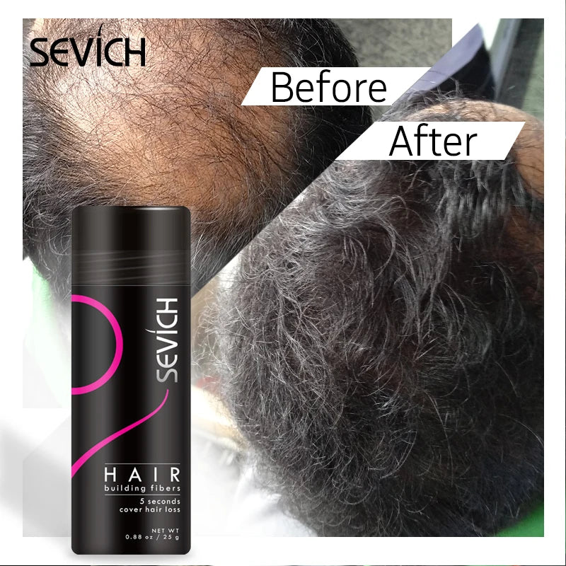 10 Colors Hair Fibers Powders Regrowth Powder Hair Keratin Building Fiber Refill Bag Bald Extension Hair Fiber Hair Care Product