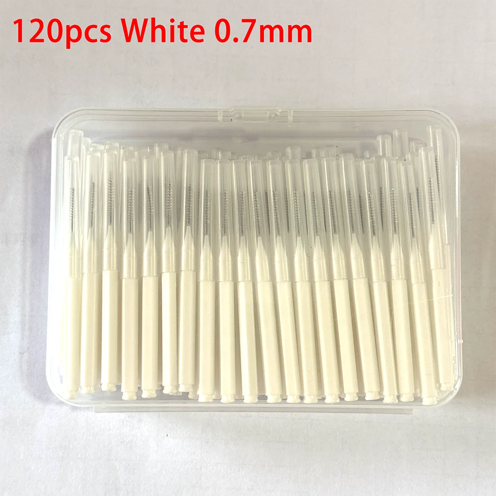 120Pcs/Box Interdental Brushes Health Care Tooth Escova Interdental Cleaners Orthodontic Dental Teeth Brush Oral Hygiene Tool