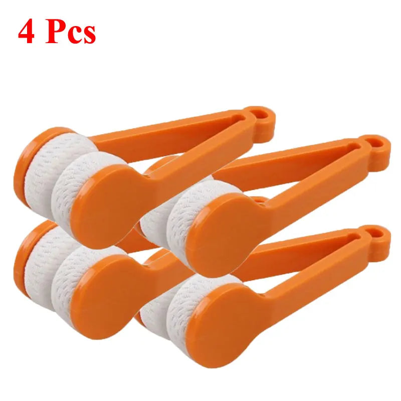 1-4Pcs/Set Portable Multifunctional Glasses Cleaning Rub Eyeglass Sunglasses Spectacles Microfiber Cleaner Clean Brushes