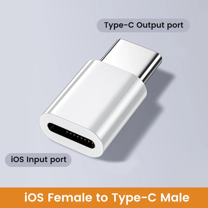 Olaf USB Type C To Lightning Adapter For iOS Male to USB C Female Converter for iPhone 14 13 PC Macbook Fast Charging adaptor