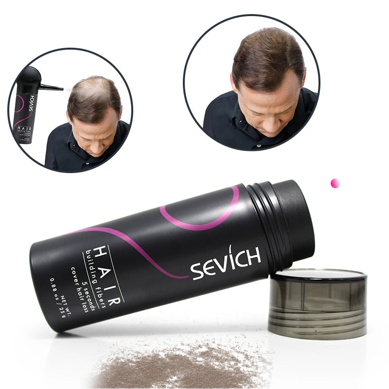 10 Colors Hair Fibers Powders Regrowth Powder Hair Keratin Building Fiber Refill Bag Bald Extension Hair Fiber Hair Care Product