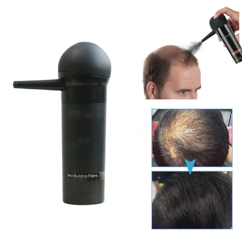 20pcsHair Fiber Keratin Hair Building Fiber Powder Instant Hair Growth Thickening Hairline Gaps Fiber Bald Extension Care Produc