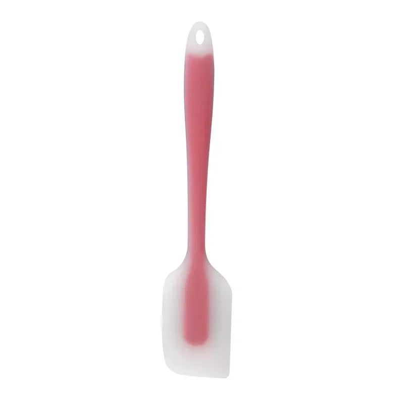 Silicone Spatula Cream Butter Cooking Baking Spatula Heat Resistant Utensils Scrape Decorator Translucent Kitchen Baking Tools