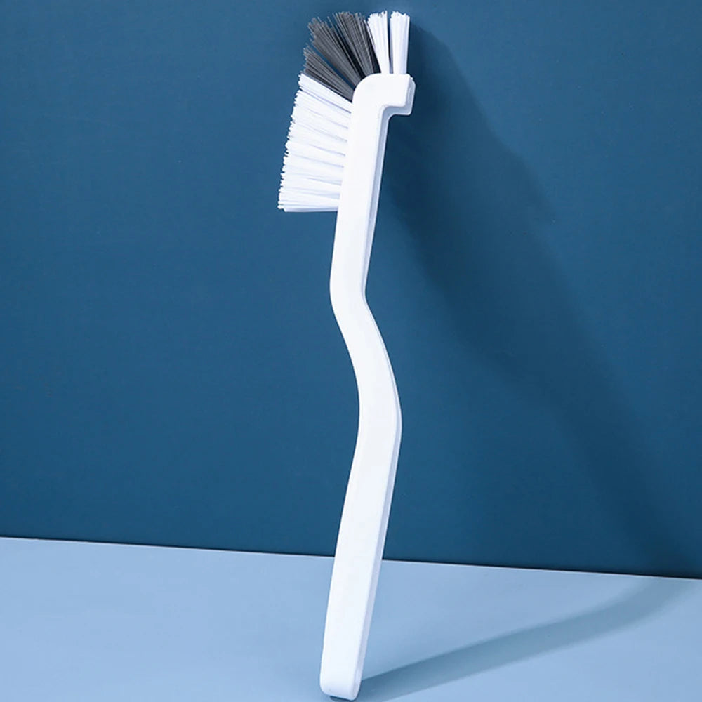3Pcs Cleaning Brush Set, Long Handle Multi-Surface Scrubber for Kitchen Sink, Cup Corners, Home Deep Clean Tool