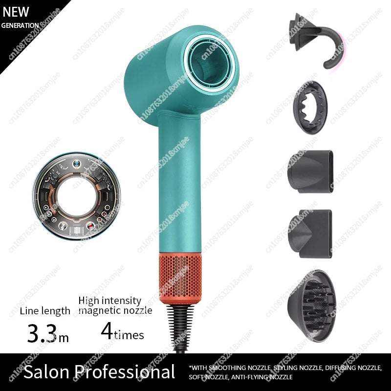 Super Hair Dryer Leafless Hair dryer Personal Hair Care Styling Negative Ion Tool Constant Anion Electric Hair Dryers For Dyson