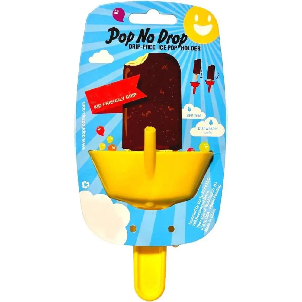 Double Drip Proof Popsicle Holder Anti-flow Ice Cream Bracket Anti-drip Tray Portable Popsicle Protectors Kids Home Necessity