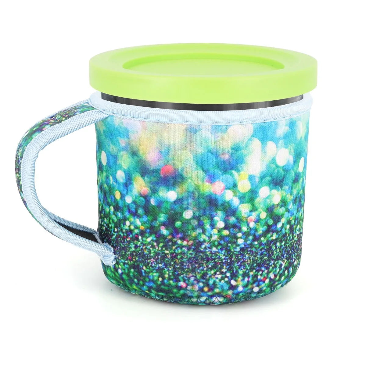 1/4Pcs Reusable Ice Cream Sleeves with Handle, Neoprene Insulated Sleeves for Ninja Creami Pints, Frozen Dessert