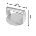 Stainless Steel Smash Burger Press | Heavy Duty Patty Maker & Smasher Mold for BBQ, Grilling Kitchen (Non-Stick)
